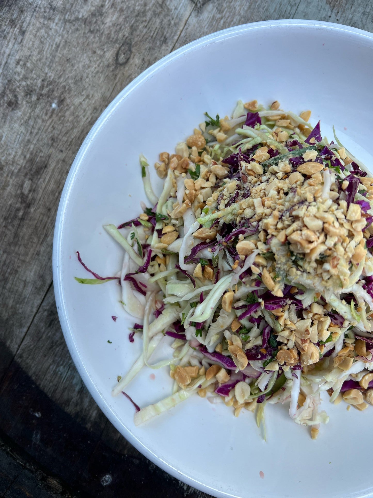 Vietnamese Red Cabbage Salad Bowl