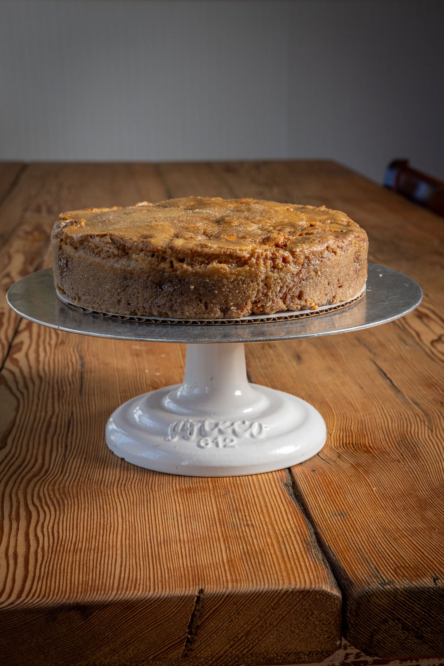 Apple Bourbon Caramel Cake