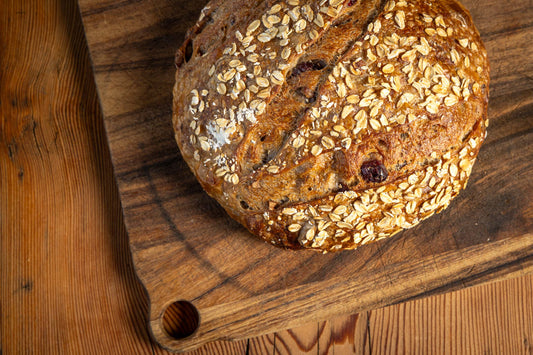 Apple Cranberry Pecan Sourdough