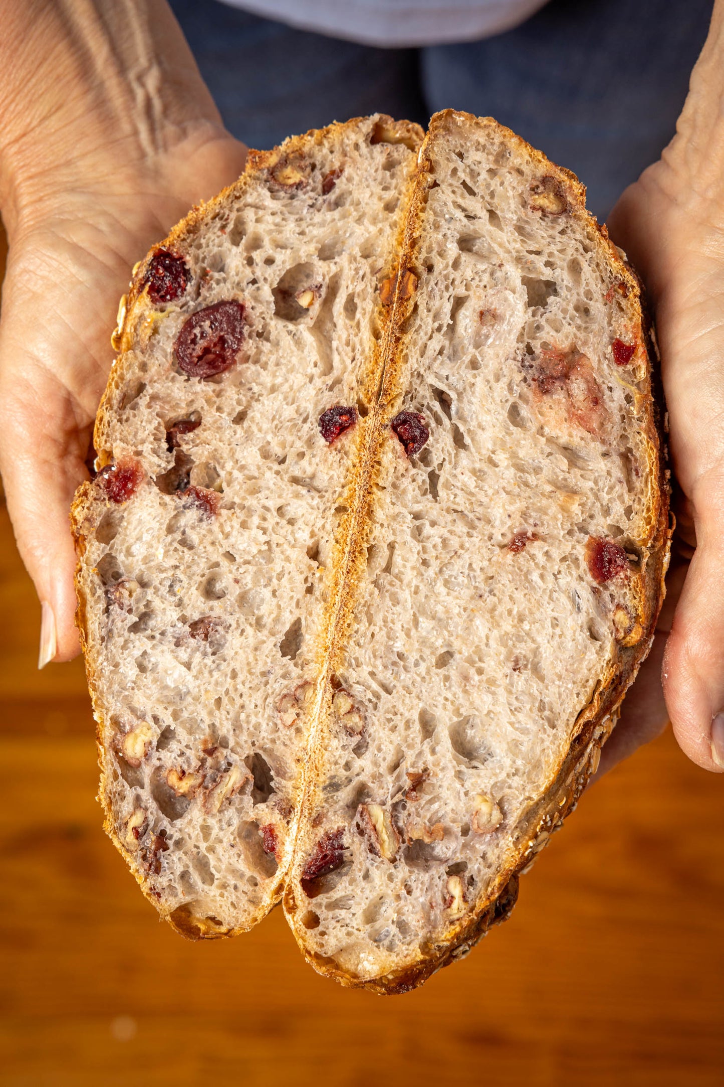 Apple Cranberry Pecan Sourdough