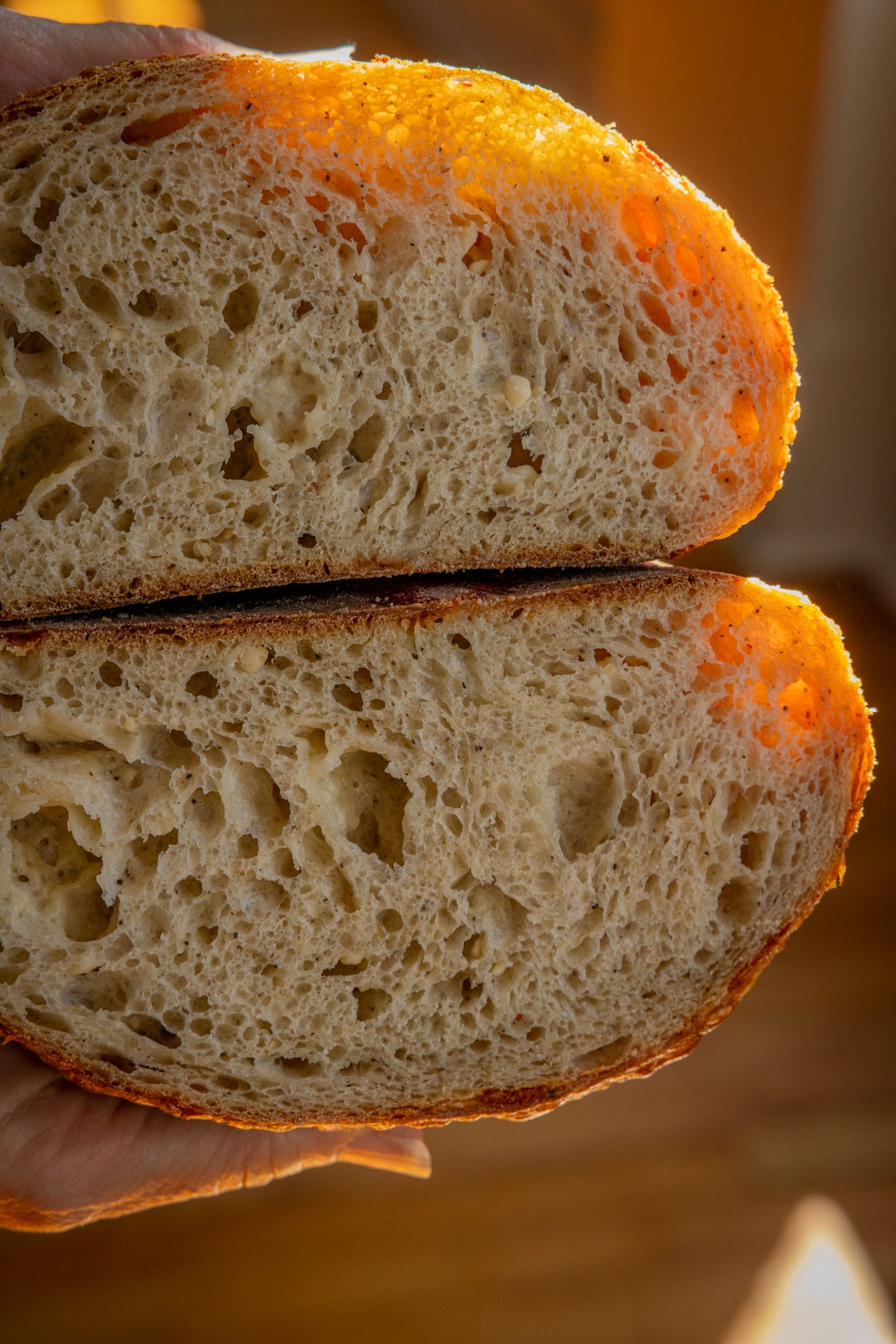 Black Pepper Asiago Sourdough