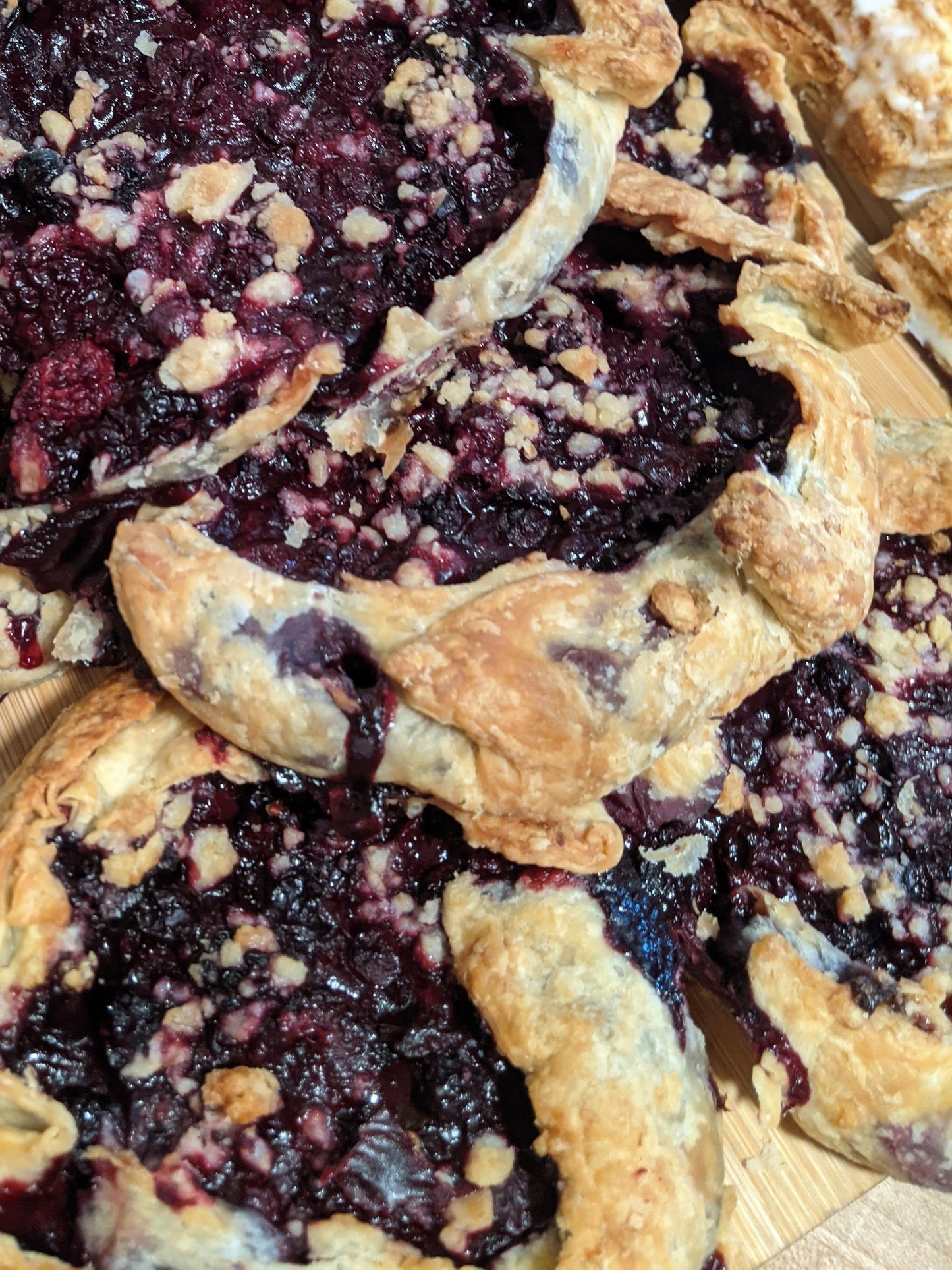 Blackberry Blueberry Crostadas