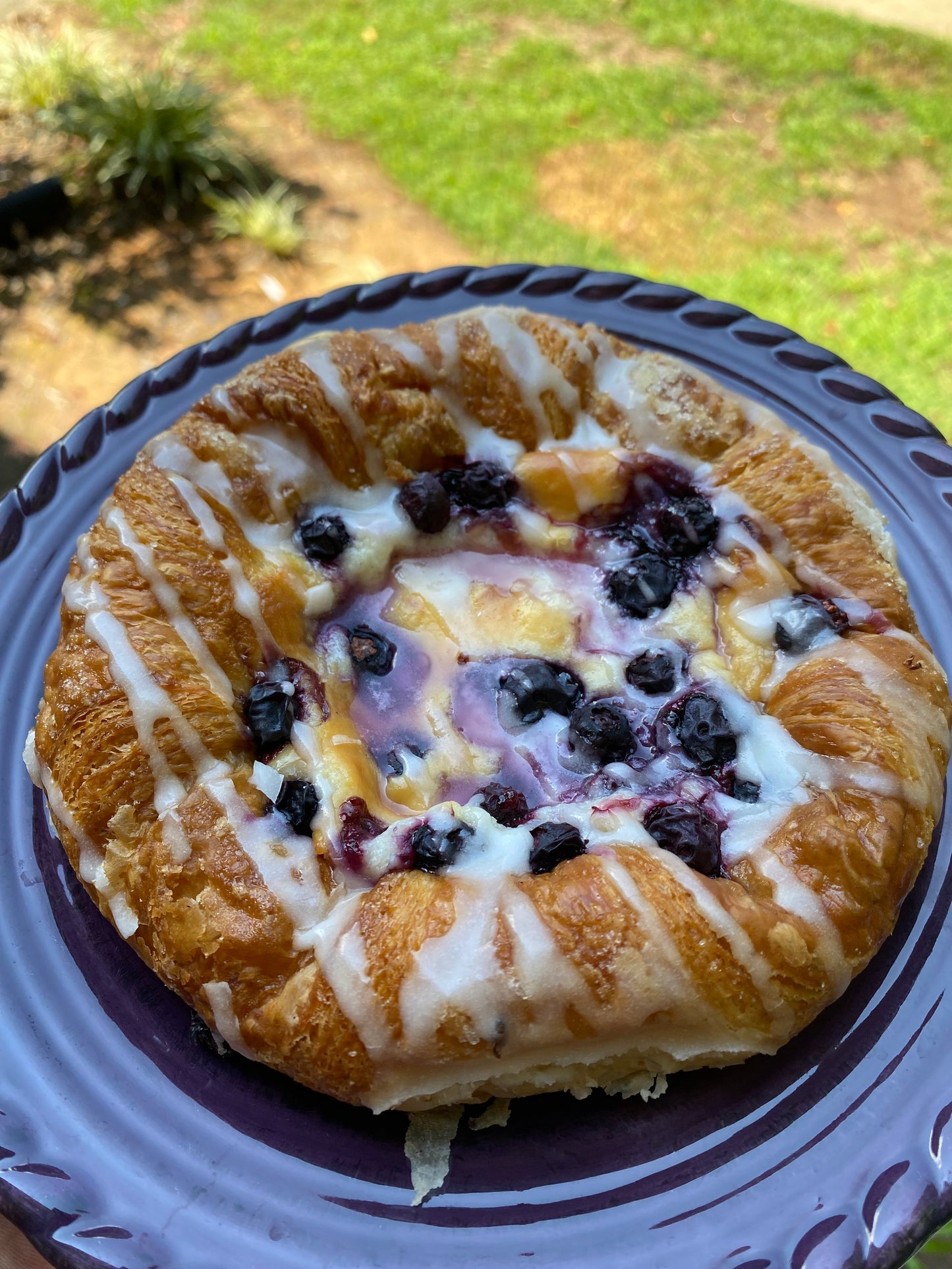 Blueberry Cream Danish