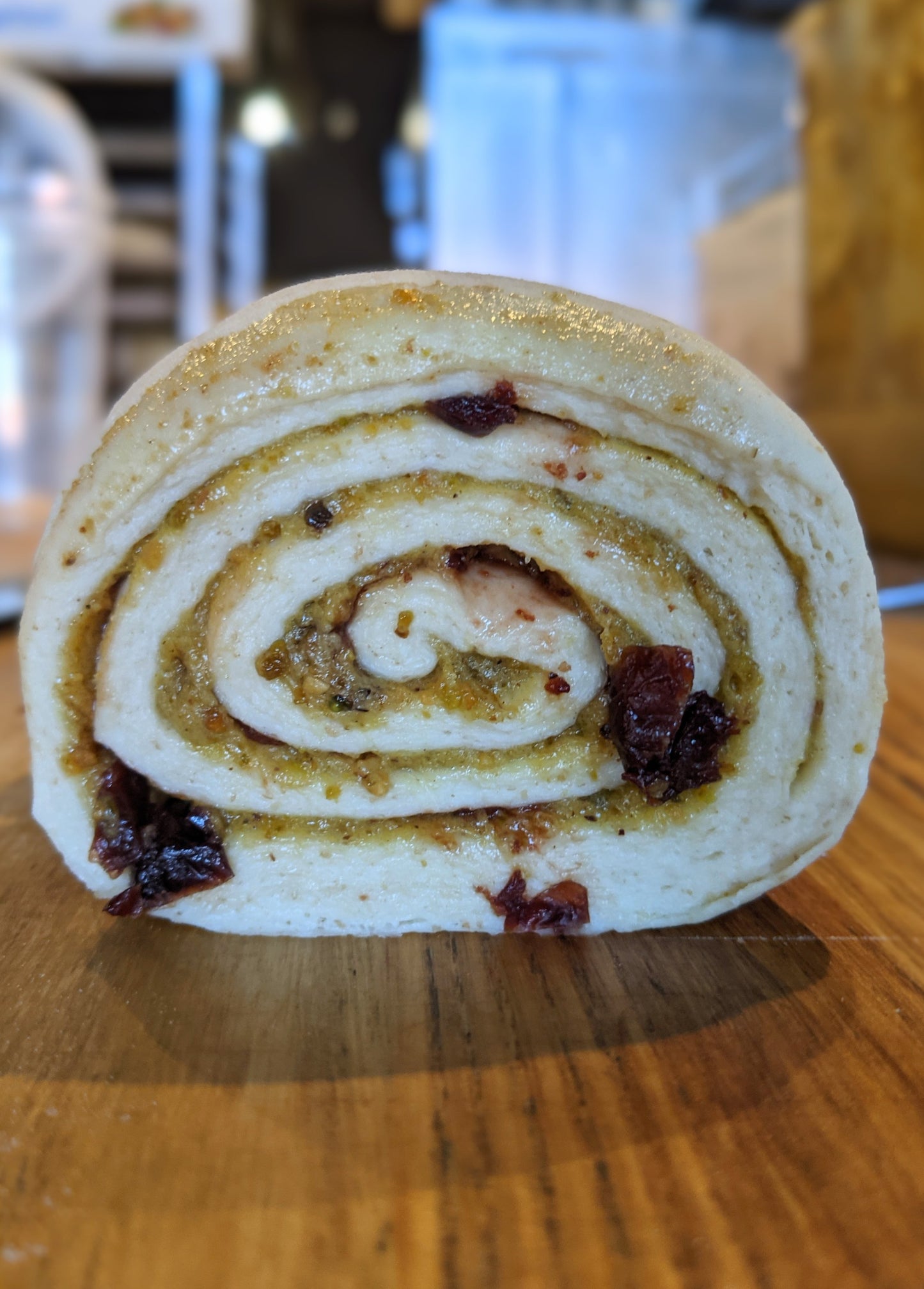 Pistachio Sour Cherry Croisant