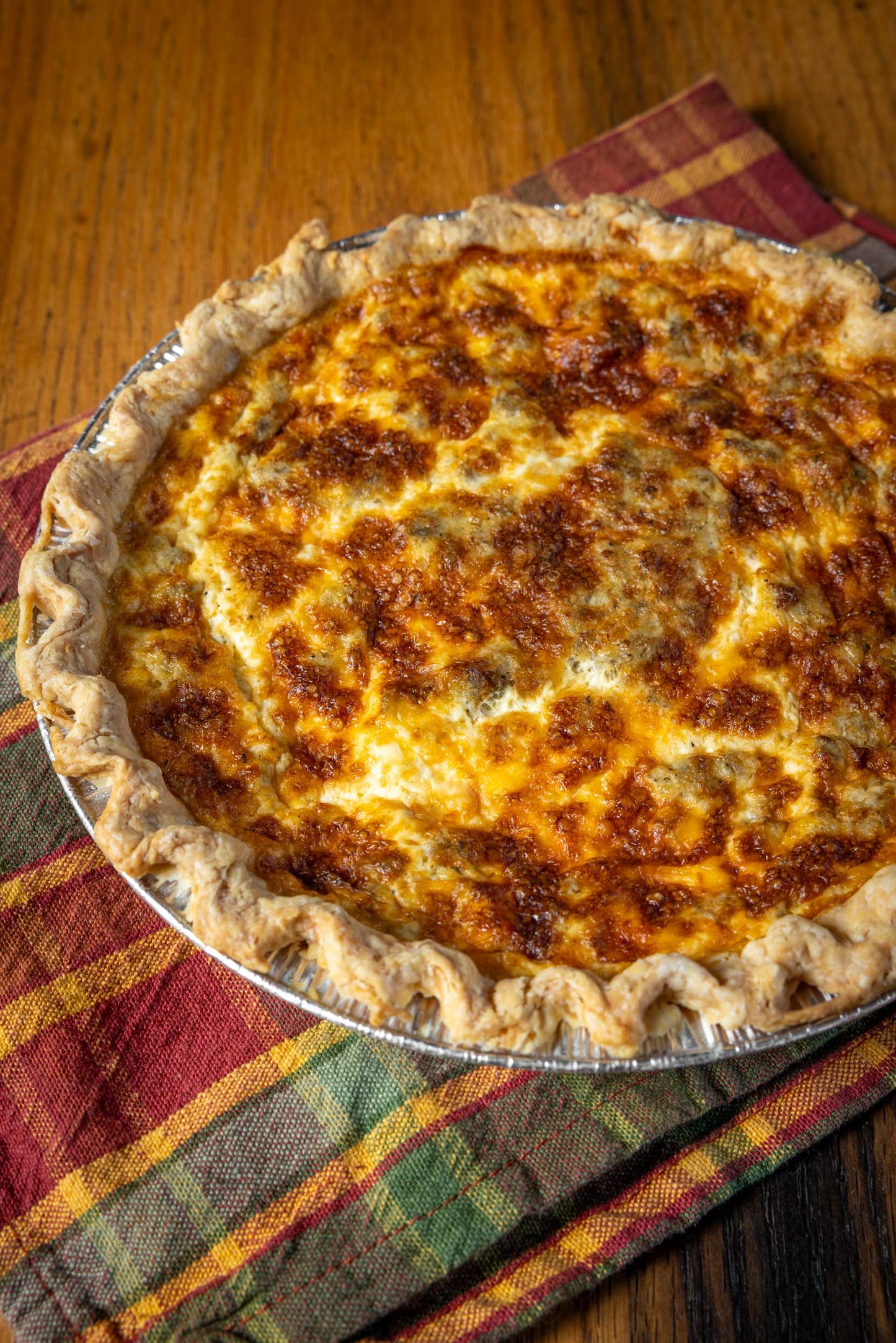 Sausage Cheddar Pie
