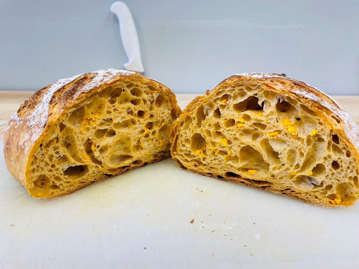 Chipotle Cheddar Sourdough Bread