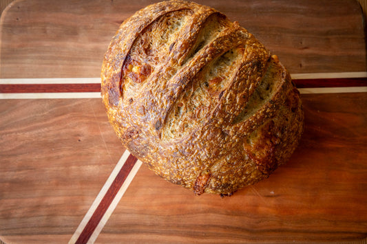 Black Pepper Asiago Sourdough