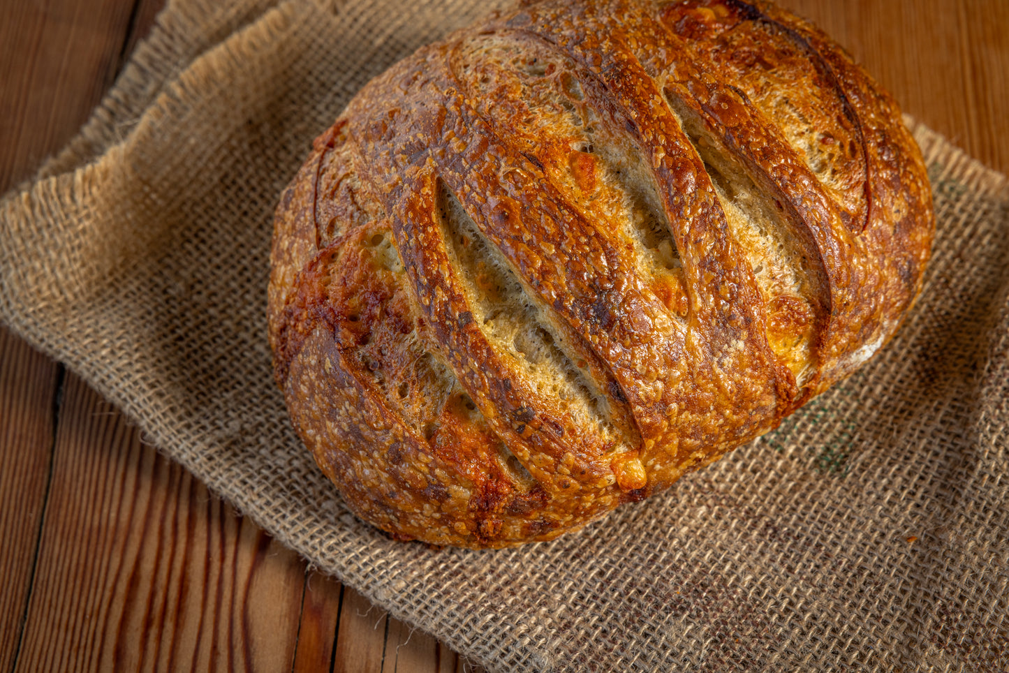 Black Pepper Asiago Sourdough