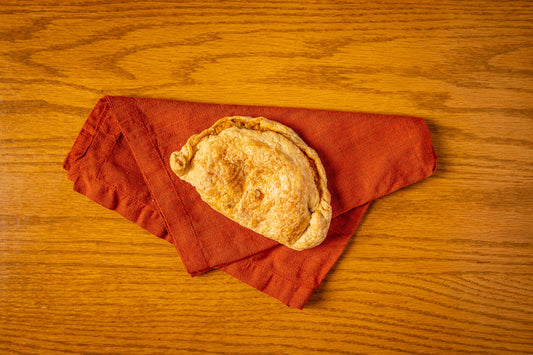 Chicken and Rice Empanada with Roasted Chile Salsa