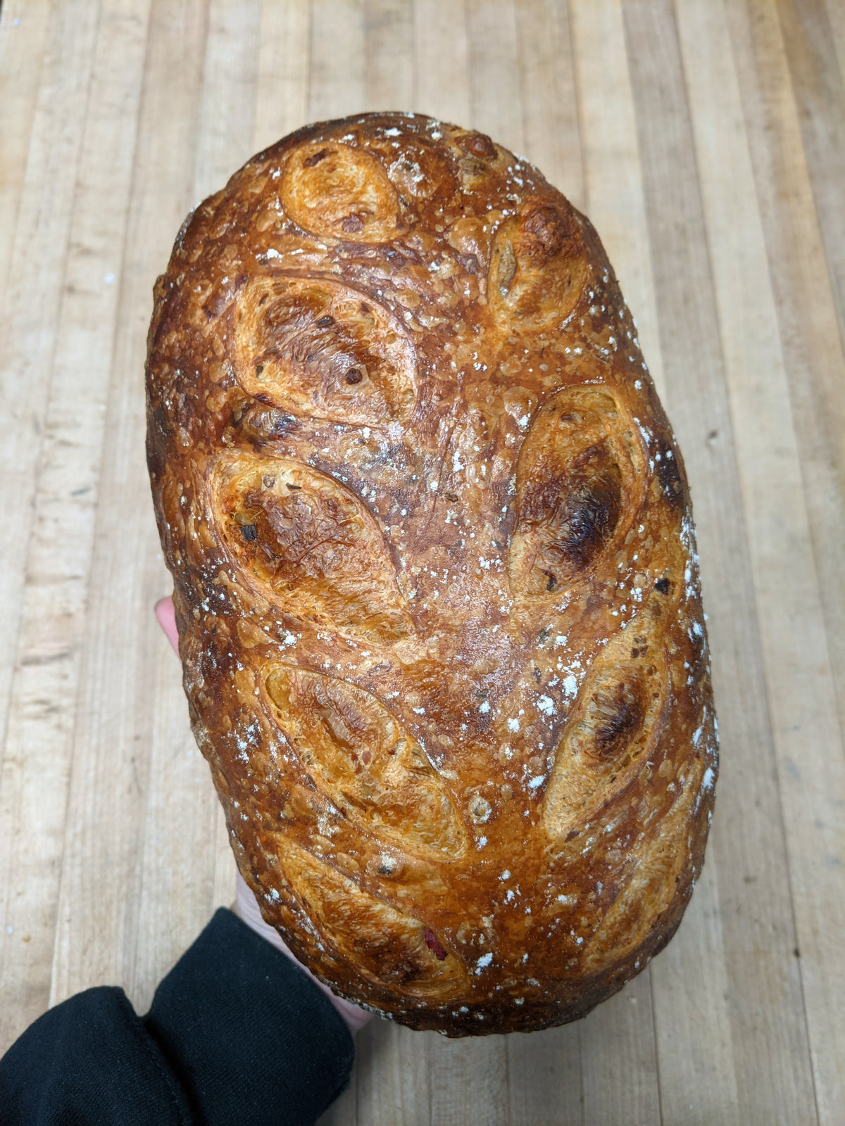 Chipotle Cheddar Sourdough Bread