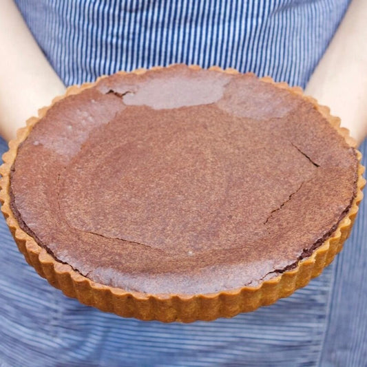 Chocolate Chess Tart, large!