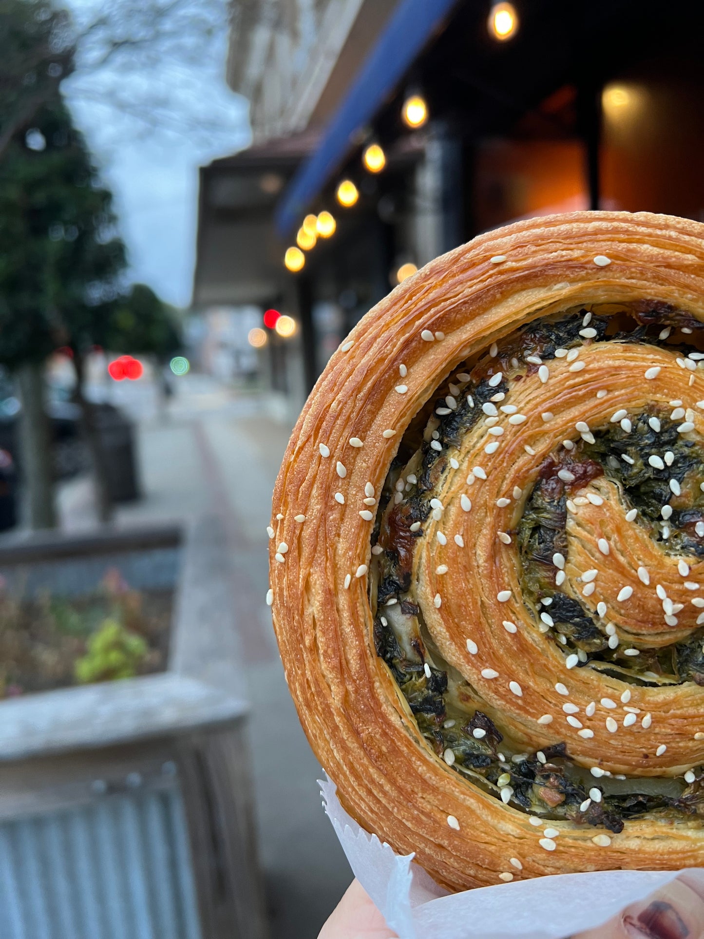 Spinach and Cheese Croissant