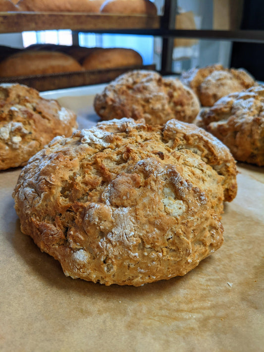 Irish Soda Bread with whipped honey butter