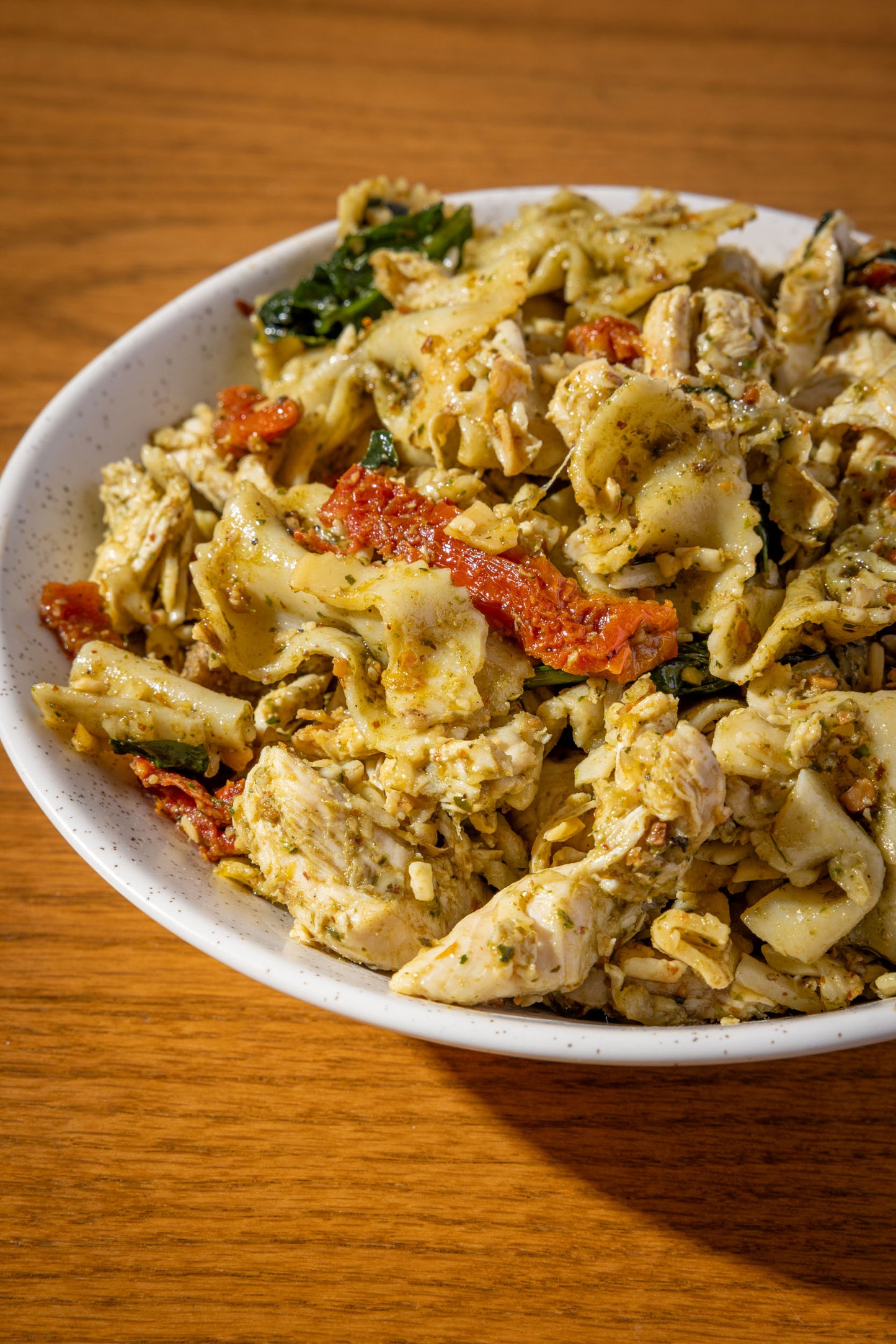 Meditteranean Chicken and Bowtie Pasta