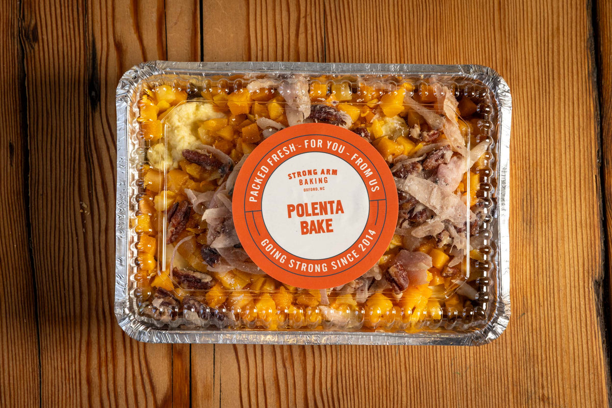 Roasted Butternut Squash, Sage and Polenta Bake