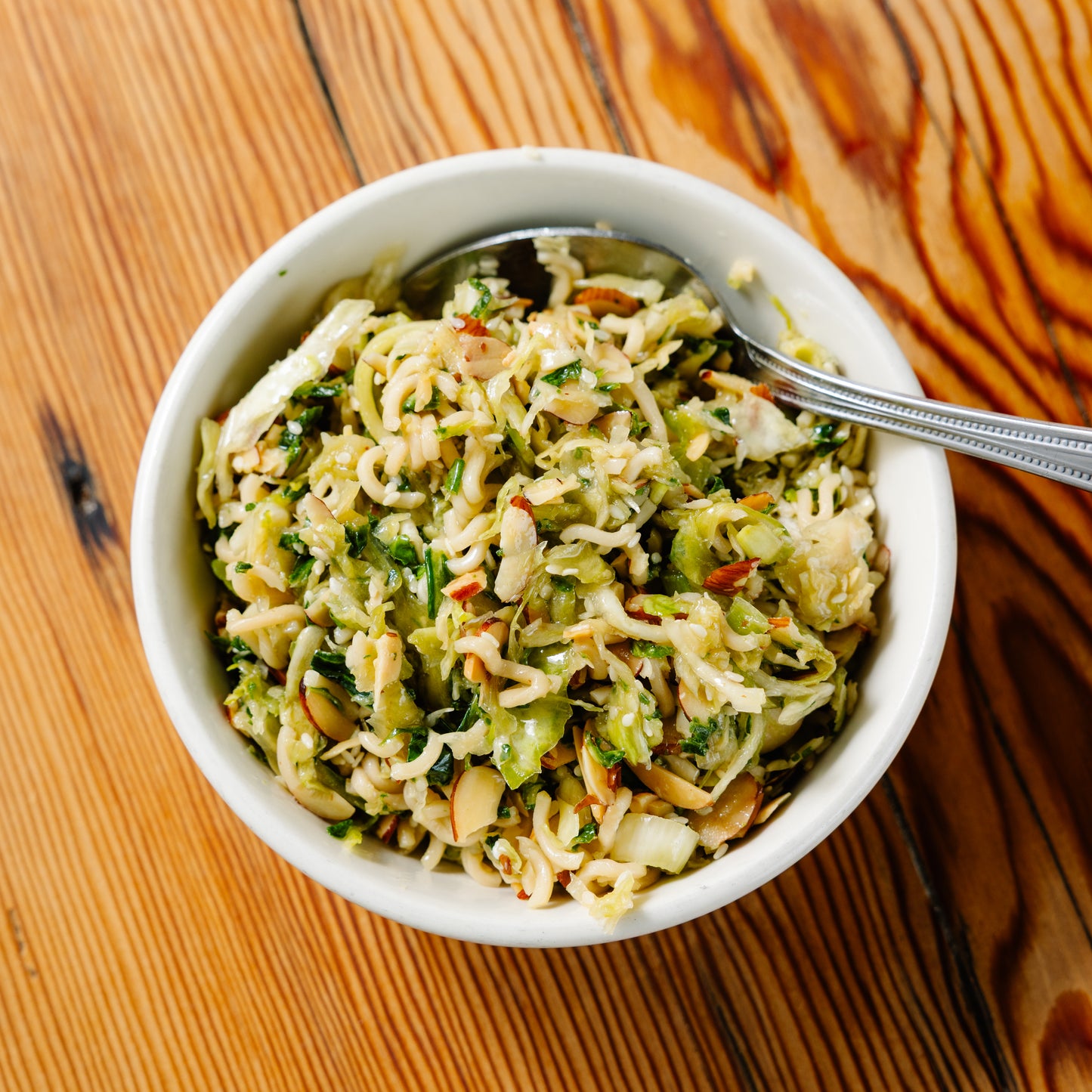 Bok Choy and Toasted Ramen Salad