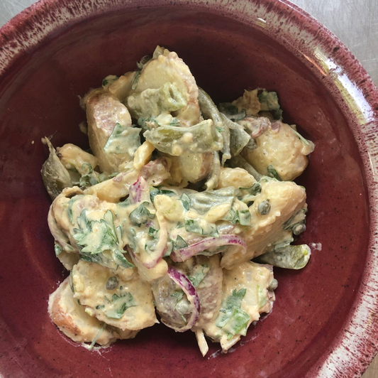 New Potato Salad with Green Beans and Capers