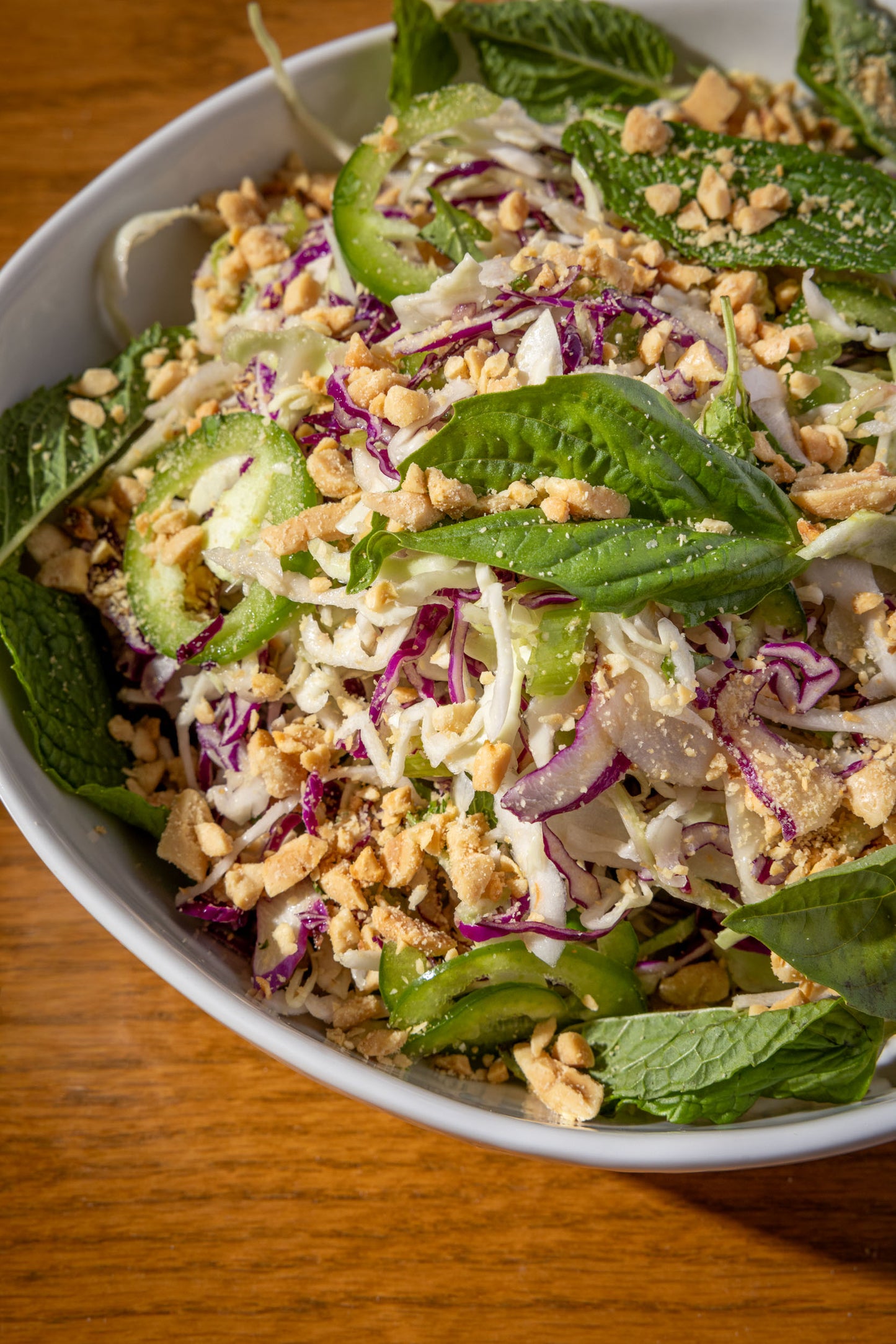 Vietnamese Red Cabbage Salad Bowl